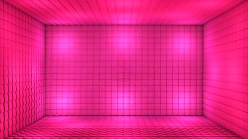 Broadcast Pulsierende Hi-Tech-Würfel Room Stage 04