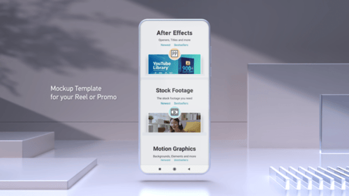 Animated Phone Display Mockup
