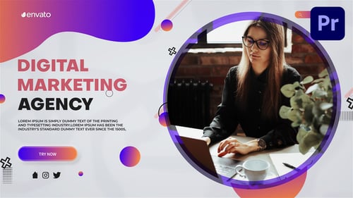 Digital Marketing Agency Promo Mogrt