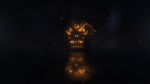 Burning Stroke Logo Reveal