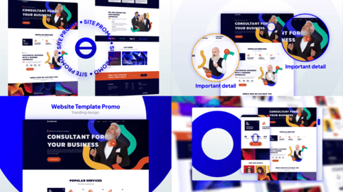 Website & App Presentation – Modern Business Promo for SaaS Platforms, Online Services and Courses