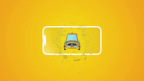 Promoção de serviço de táxi