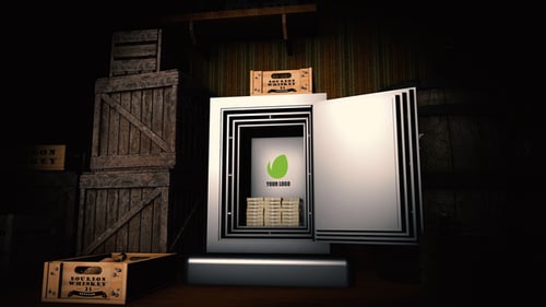 Prohibition Style Logo Reveal