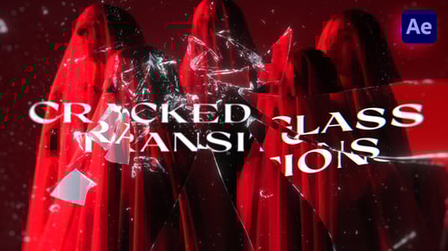 Cracked Glass Transitions