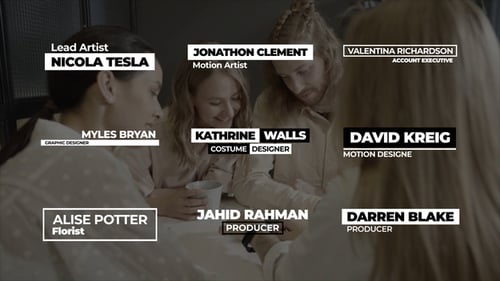 Minimal Lower Thirds