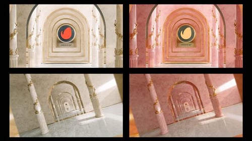 Logo em um salão elegante