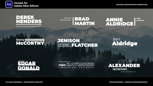 Minimal Lower Thirds