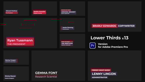 Lower Thirds | MOGRT