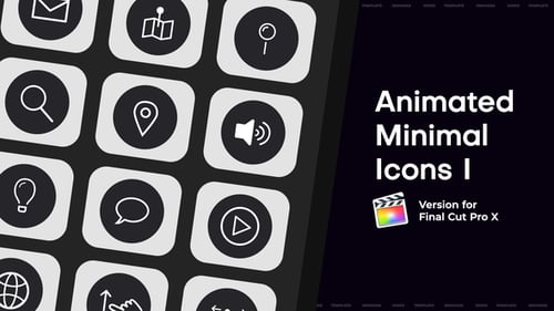 Animated Minimal Icons I | FCPX