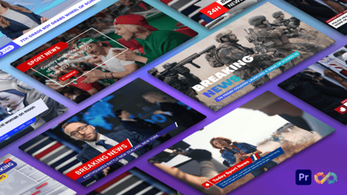 News Titles & Name Tag & Lower Thirds - PR