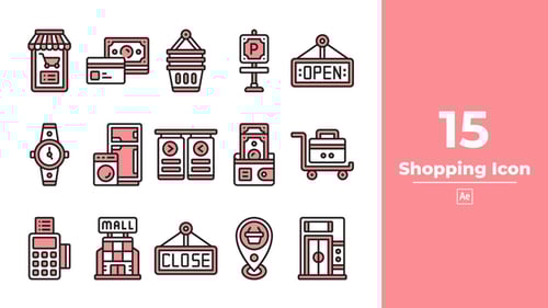 Shopping Icon After Effect