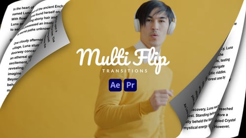 Multi Page Flip Transitions