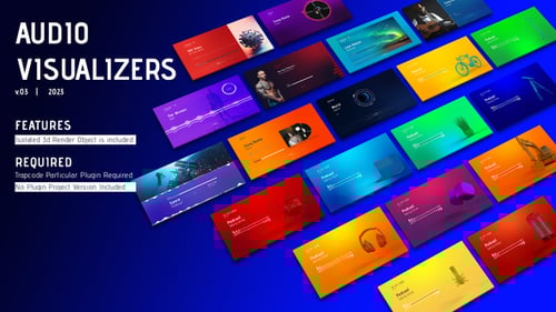 Audio Visualizer, Sound Keys Visualizer, Podcast Visualizer 4K