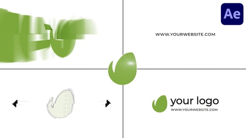 Page Flips Corporate Logo for After Effects