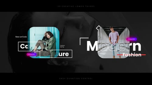 Product Price Lower Thirds