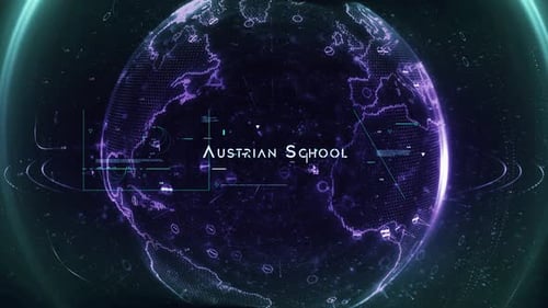 Digital Data Particle Earth Austrian School