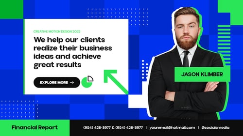 Business Corporate Slider Promo MOGRT