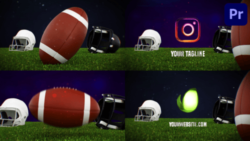 American Football Logo for Premiere Pro