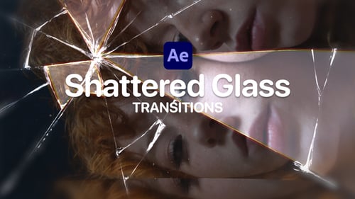 Shattered Glass Transitions for After Effects