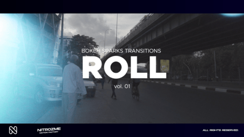 Bokeh Roll Transitions Vol. 01