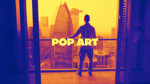 Sobreposições de arte pop