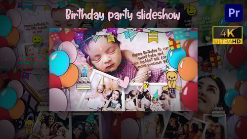 Birthday Party Slideshow - Premiere Pro