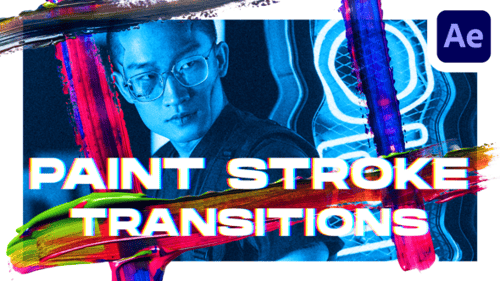 Paint Stroke Transitions Vol. 2