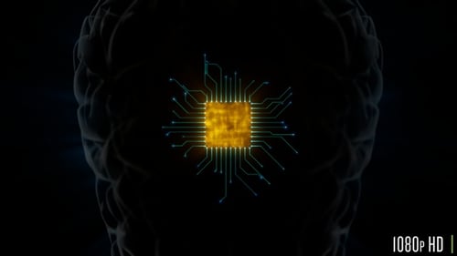 Brain Microprocessor Hardware with Connections Concept for Artificial Intelligence Zoom Out
