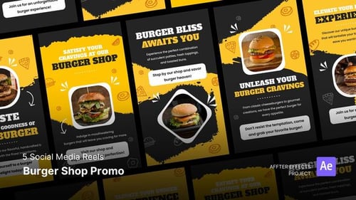 Burger Shop Promo - Instagram Food Reels