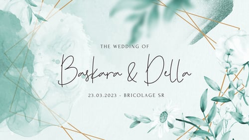 Aesthetic Wedding Invitation
