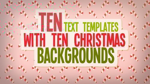Christmas Text And Backgrounds