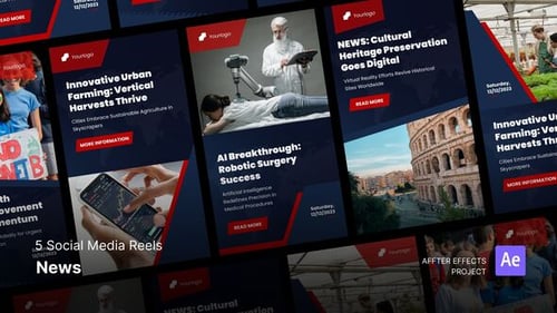 Social Media Reels - News After Effects Template