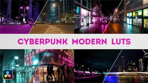 Cyberpunk Modern LUTs | DaVinci Resolve