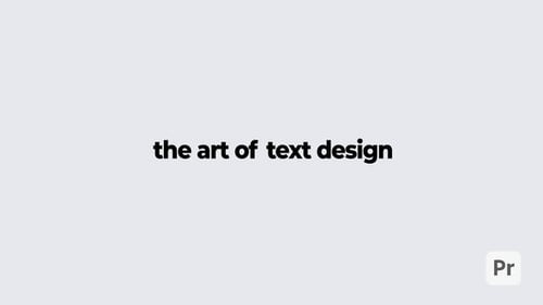 Typography Set Of Modern Titles | Mogrt