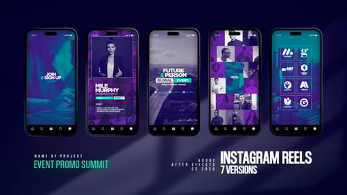 Bobinas promocionais de eventos verticais