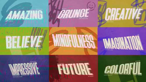 Grunge Titles Pack
