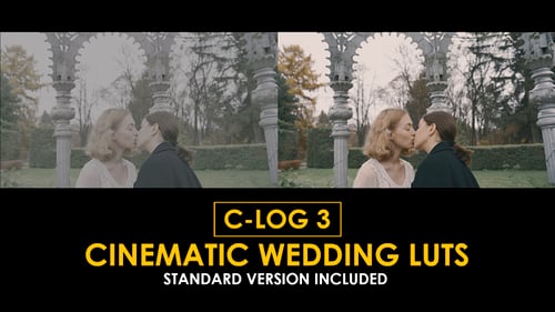 C-Log3 Cinematic Wedding and Standard Color LUTs