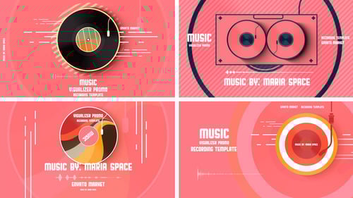 Retro Audio Visualizer