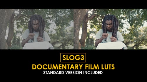 Slog3 Documentary Film and Standard Color LUTs