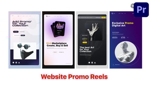Website Promo Reels for Premiere Pro