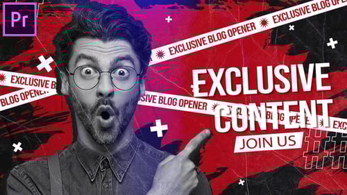 Podcast Opener MOGRT for Premier Pro