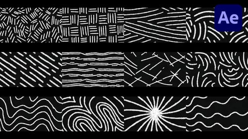 Chalk Line Background | After Effects