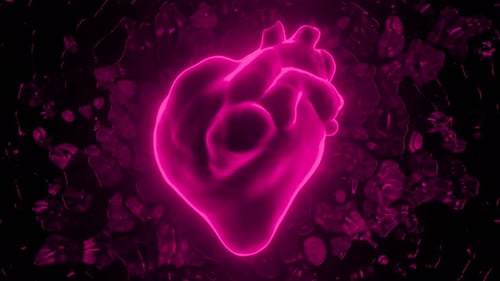 Animation mit schlagendem 3D-Herz