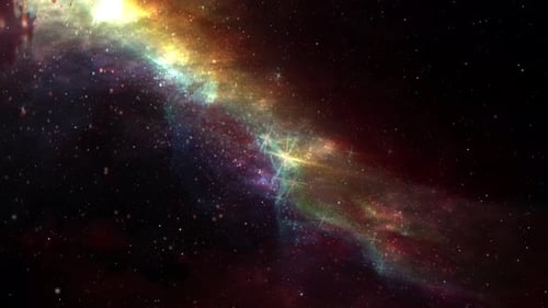 Space Nebula Flight 4K