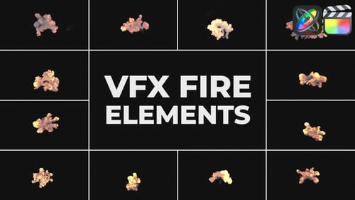 VFX Flames Elements for FCPX