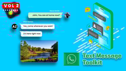 Text Message Toolkit Template Davinci Resolve
