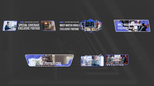 Corporate Titles Pack | Lower Thirds MOGRT