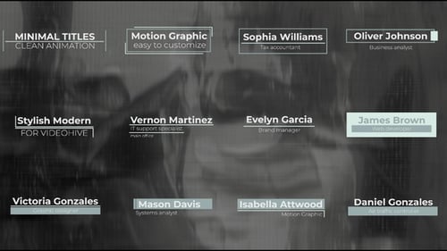 Lower Thirds and Titles | DR