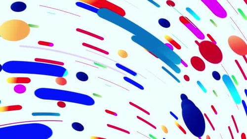 Abstract Colorful Geometric Moving Background 2