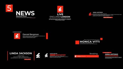News Lower Thirds V.7